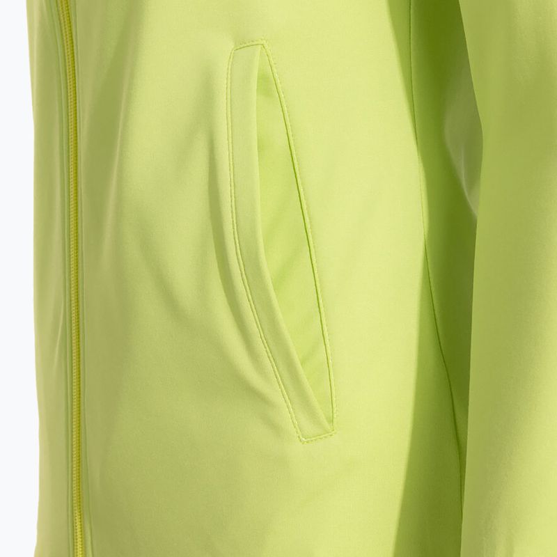 Кофта тенісна жіноча Joma Sculpture II Zip-Up Hoodie W lime 3