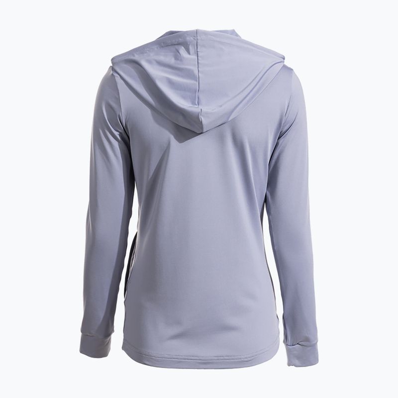 Кофта тенісна жіноча Joma Sculpture II Zip-Up Hoodie W blue 2