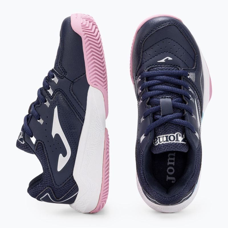 Кросівки тенісні дитячі Joma Master 1000 JR C navy blue/ pink 5