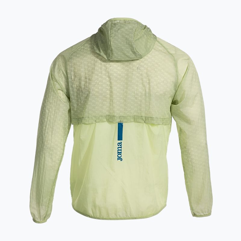 Куртка для бігу чоловіча Joma R-Trail Nature Raincoat lime 2