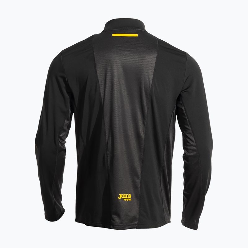 Лонгслів для бігу чоловічий Joma R-Nature black 2