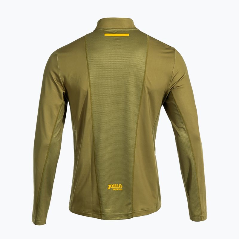 Лонгслів для бігу чоловічий Joma R-Nature green 2