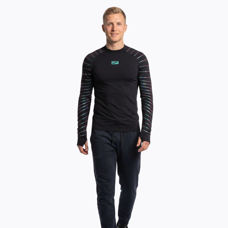Лонгслів для бігу чоловічий Joma R-Night black 2