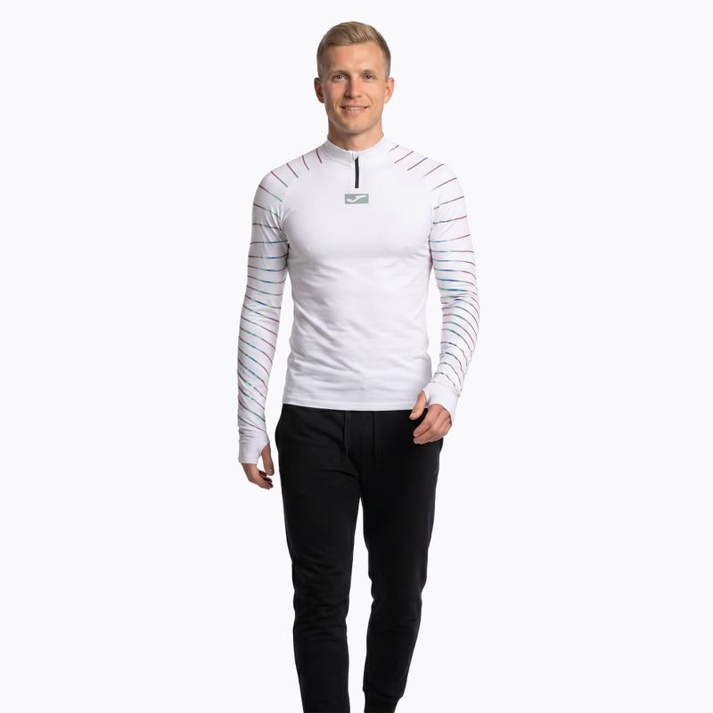 Лонгслів для бігу чоловічий Joma R-Night white 2