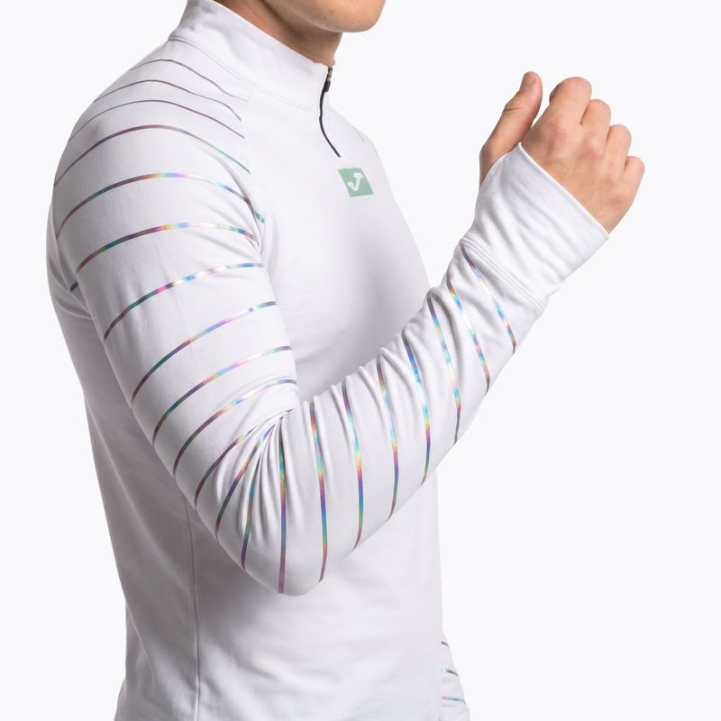 Лонгслів для бігу чоловічий Joma R-Night white 4