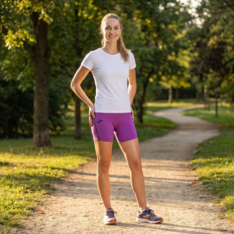Шорти для бігу жіночі Joma R-City Iconic violet 10