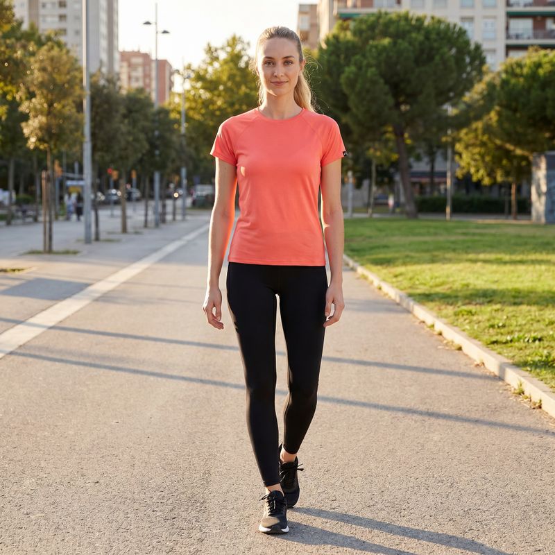 Футболка для бігу жіноча Joma R-Night Iconic coral 9