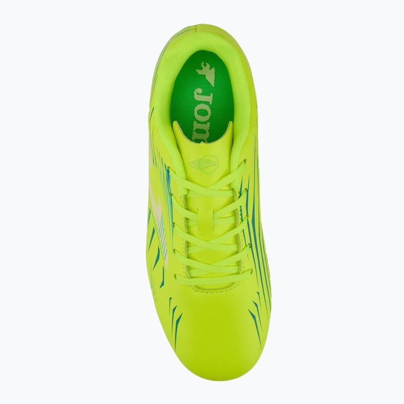 Кросівки футбольні дитячі Joma Propulsion Jr HG fluor lemon 5