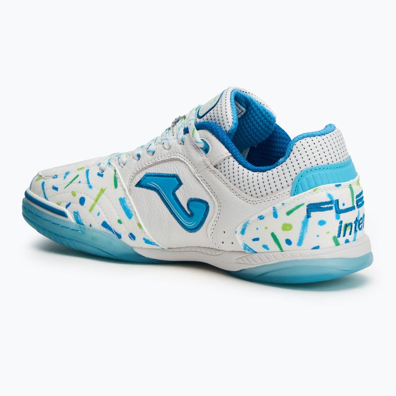Кросівки футбольні чоловічі Joma Top Flex IN white/blue 3