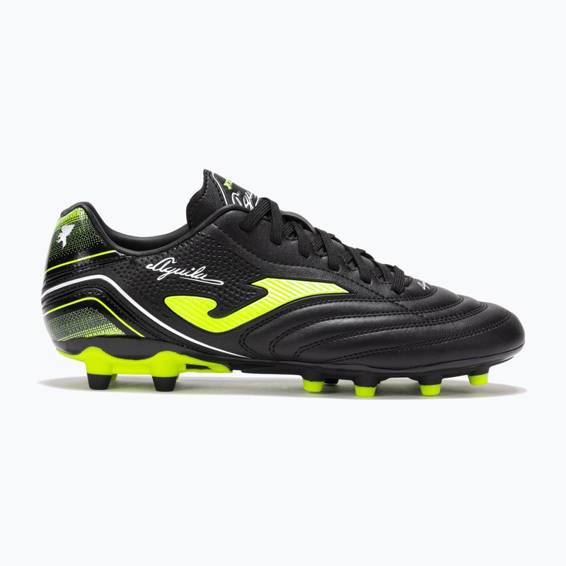 Кросівки футбольні чоловічі Joma Aguila FG black/yellow 8
