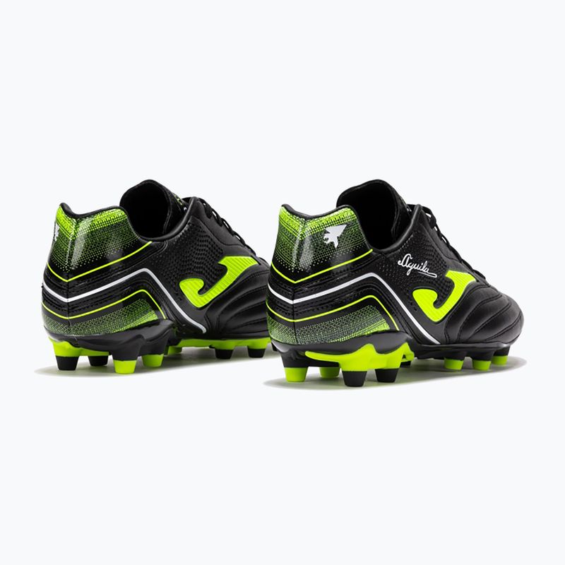 Кросівки футбольні чоловічі Joma Aguila FG black/yellow 10
