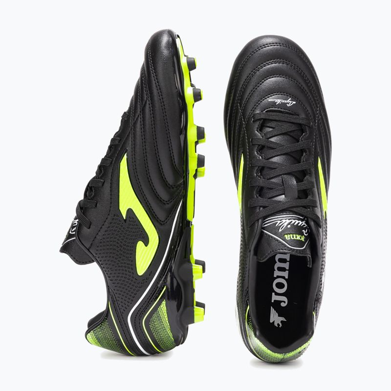 Кросівки футбольні чоловічі Joma Aguila FG black/yellow 11