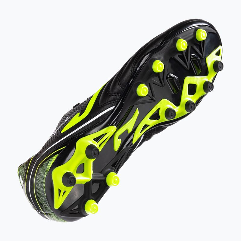 Кросівки футбольні чоловічі Joma Aguila FG black/yellow 12
