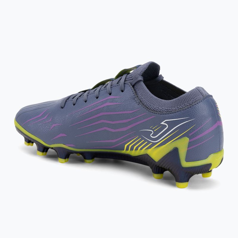 Кросівки футбольні чоловічі Joma Propulsion Cup FG purple/yellow 3