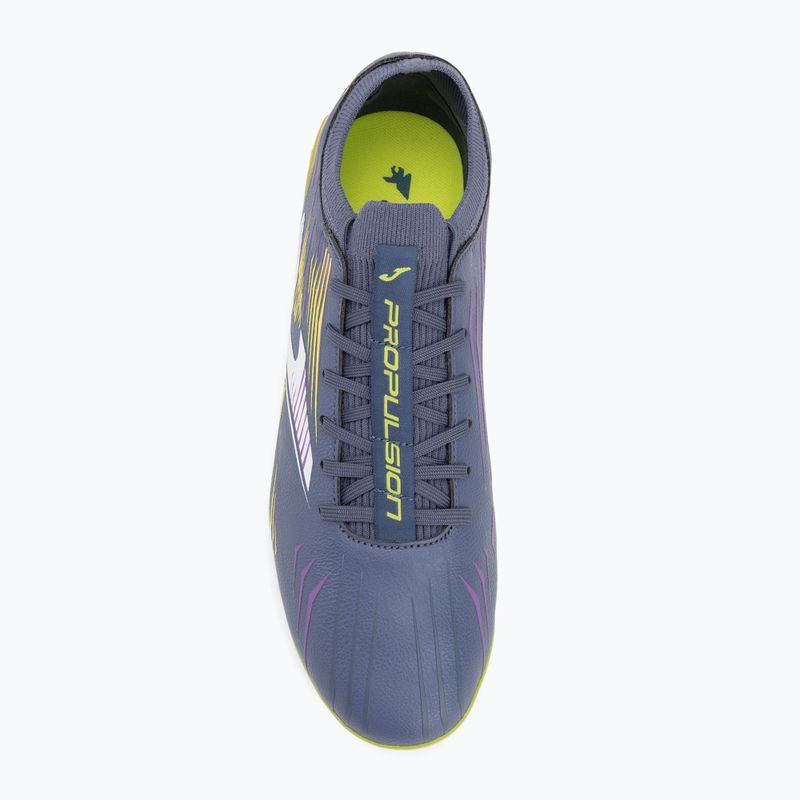 Кросівки футбольні чоловічі Joma Propulsion Cup FG purple/yellow 5