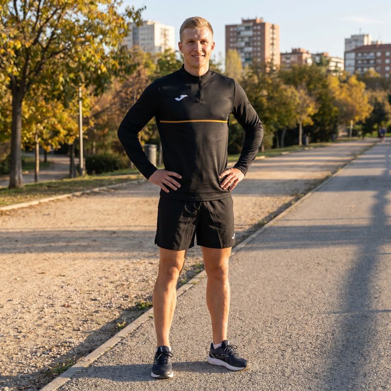 Кофта для бігу чоловіча Joma Record III black 6