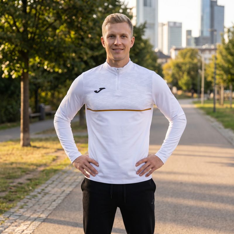 Кофта для бігу чоловіча Joma Record III white 5