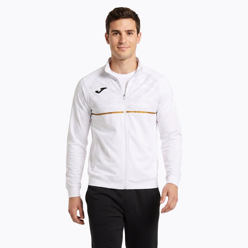 Кофта для бігу чоловіча Joma Record III Full Zip white 3