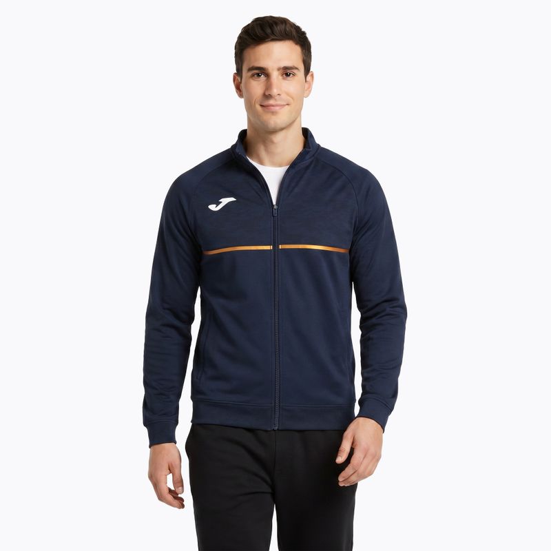 Кофта для бігу чоловіча Joma Record III Full Zip navy 3