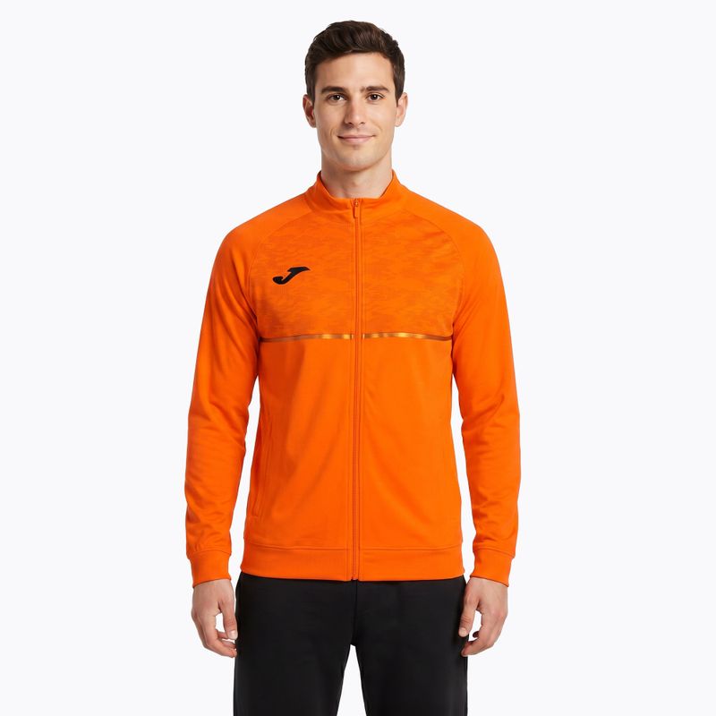 Кофта для бігу чоловіча Joma Record III Full Zip orange