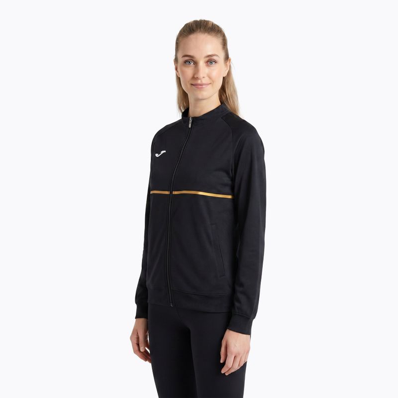 Кофта для бігу жіноча Joma Record III Full Zip black 2