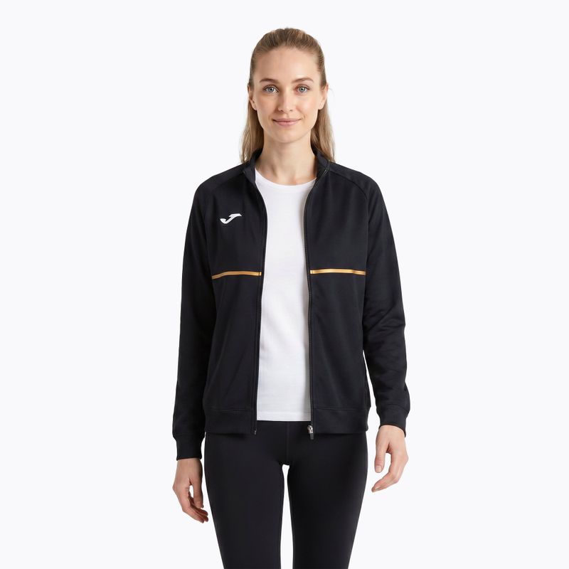 Кофта для бігу жіноча Joma Record III Full Zip black 3