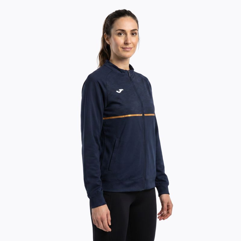 Кофта для бігу жіноча Joma Record III Full Zip navy 3