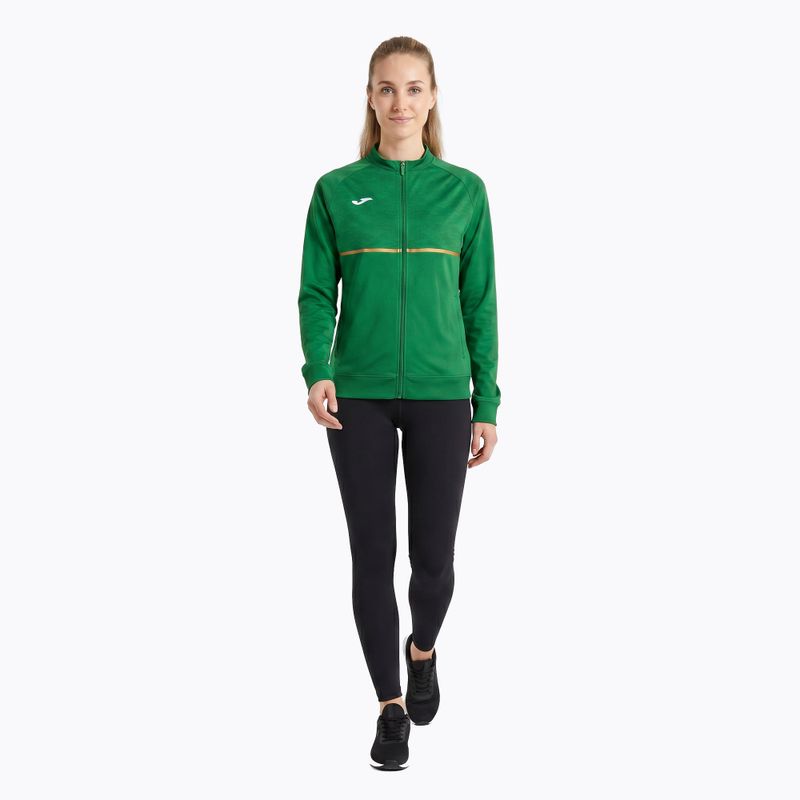 Кофта для бігу жіноча Joma Record III Full Zip green 2