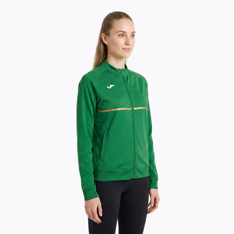 Кофта для бігу жіноча Joma Record III Full Zip green 3