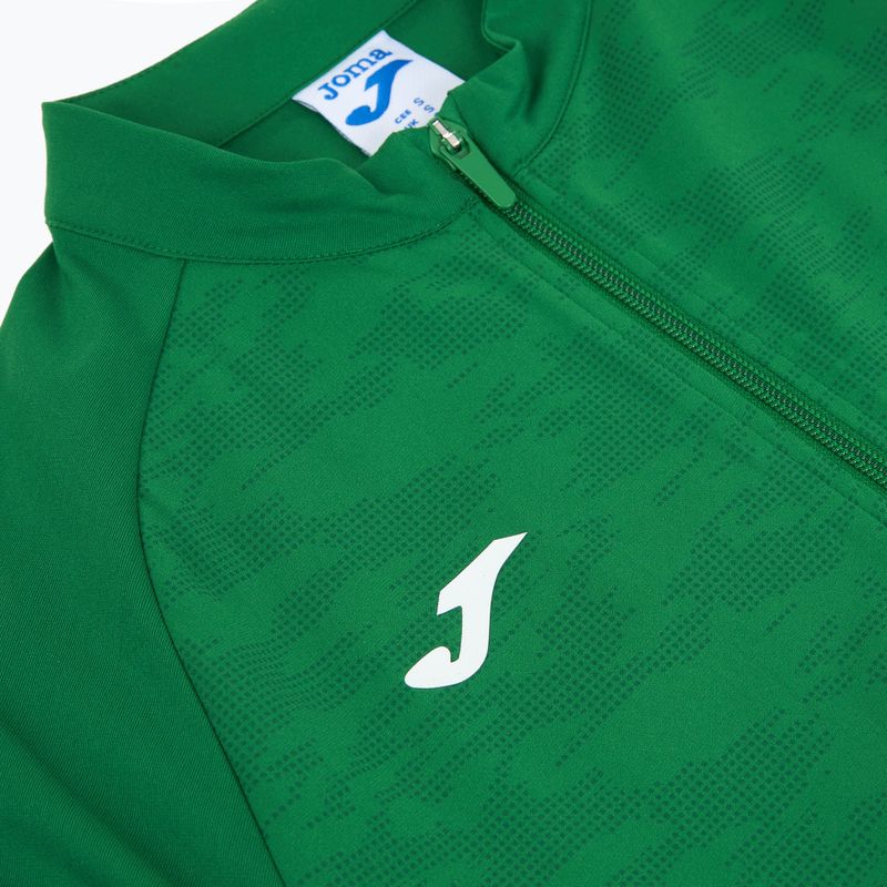 Кофта для бігу жіноча Joma Record III Full Zip green 3