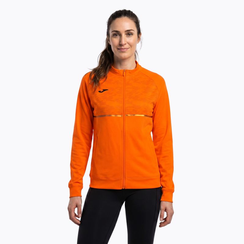 Кофта для бігу жіноча Joma Record III Full Zip orange