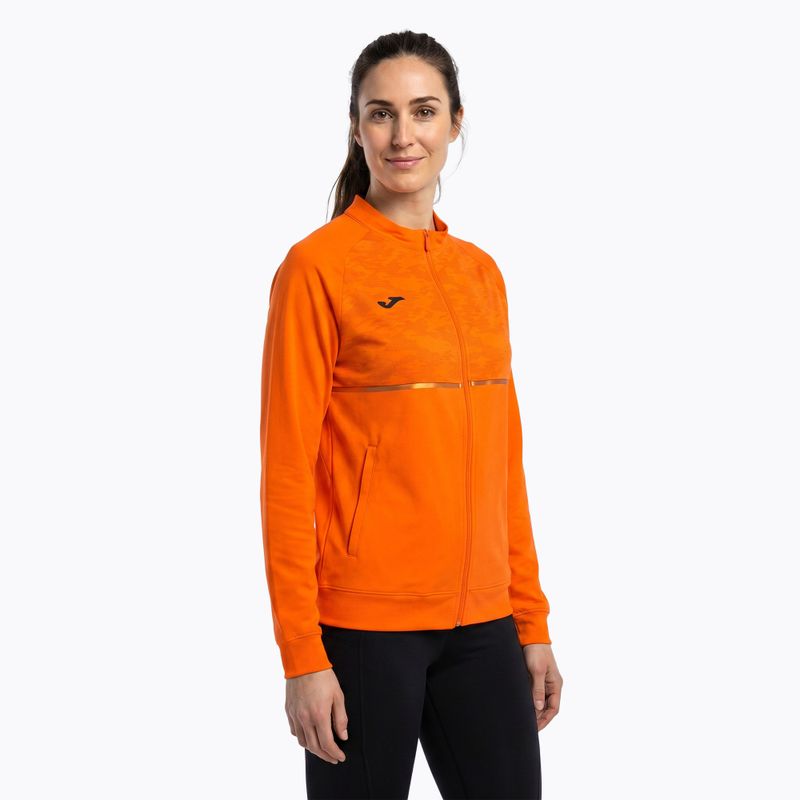 Кофта для бігу жіноча Joma Record III Full Zip orange 2