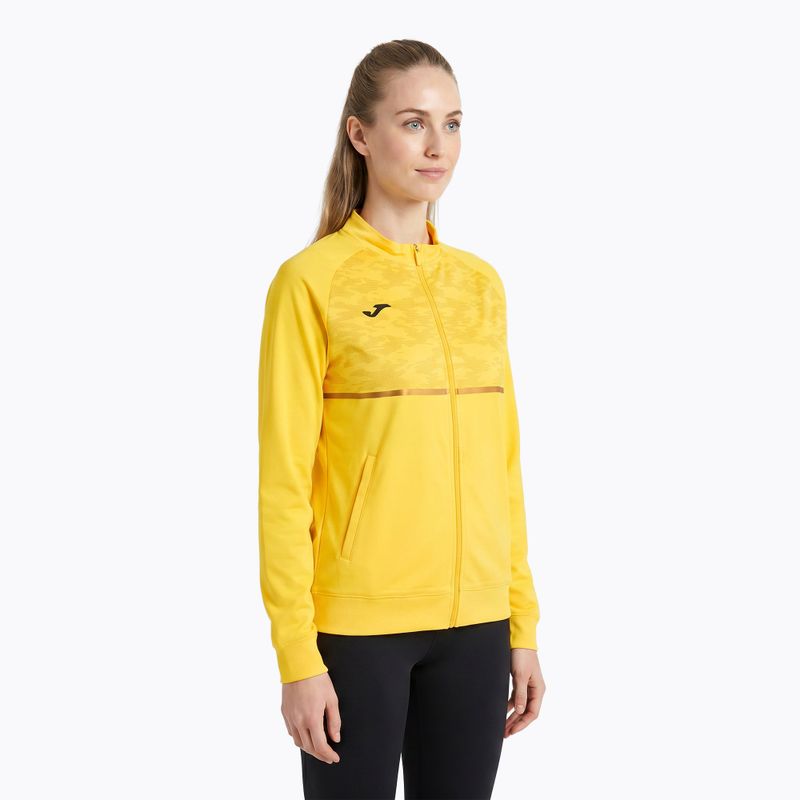Кофта для бігу жіноча Joma Record III Full Zip yellow 4