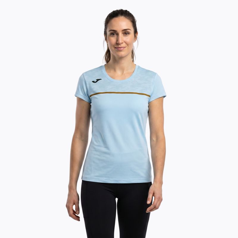 Футболка для бігу жіноча Joma Record III light blue 3