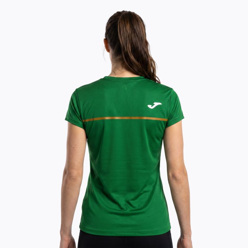 Футболка для бігу жіноча Joma Record III green 2