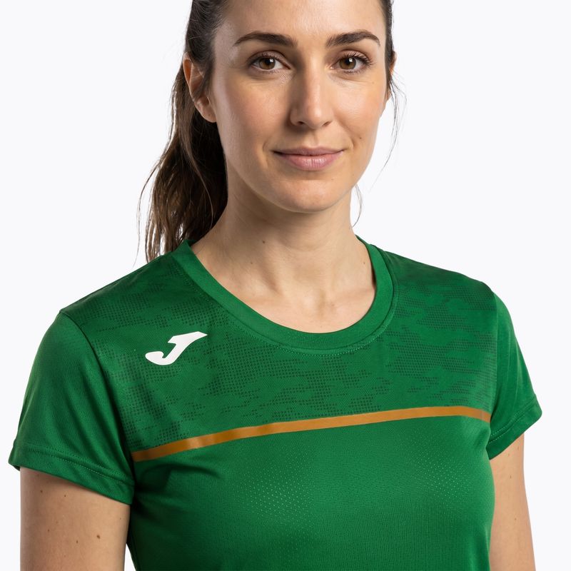 Футболка для бігу жіноча Joma Record III green 4