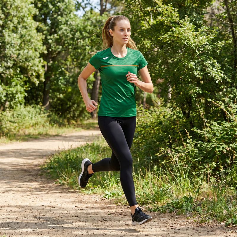 Футболка для бігу жіноча Joma Record III green 8