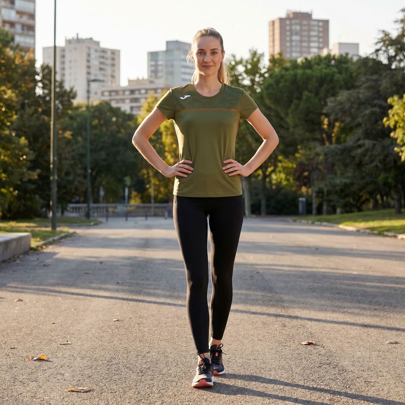 Футболка для бігу жіноча Joma Record III khaki 6
