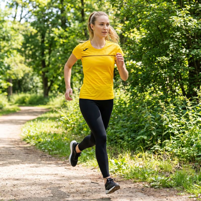 Футболка для бігу жіноча Joma Record III yellow 7