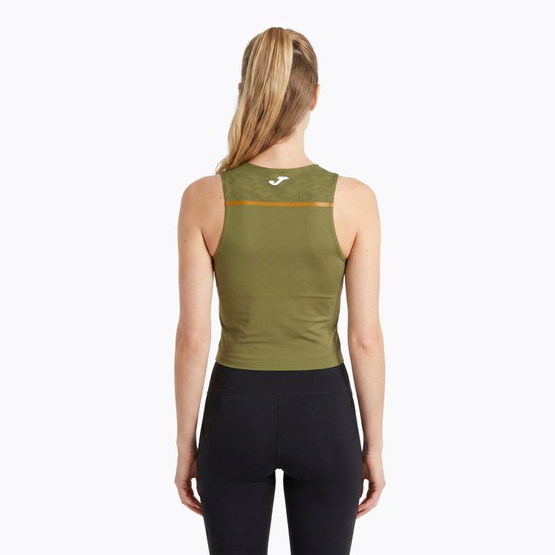Футболка для бігу жіноча Joma Record III Top khaki 3
