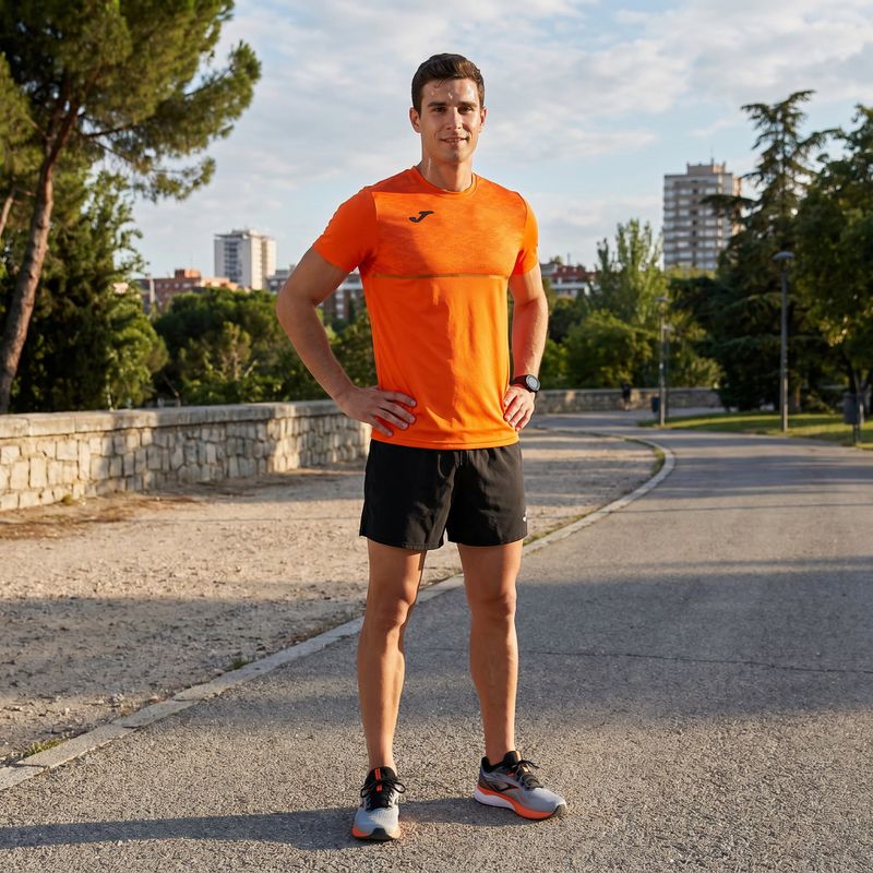 Футболка для бігу чоловіча Joma Record III orange 6