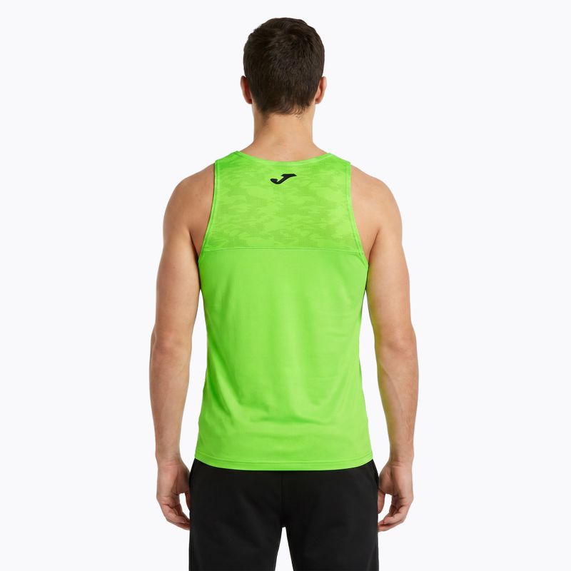 Футболка для бігу чоловіча Joma Record III fluor green 2