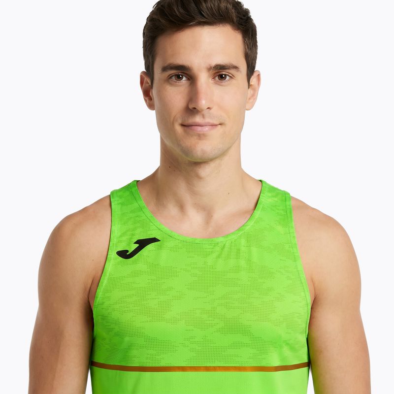 Футболка для бігу чоловіча Joma Record III fluor green 3