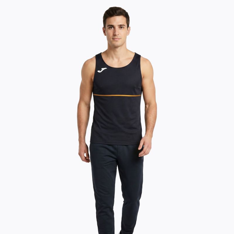 Футболка для бігу чоловіча Joma Record III black 2