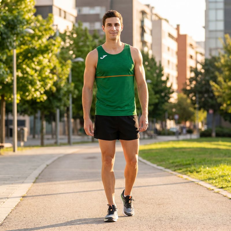 Футболка для бігу чоловіча Joma Record III green 6