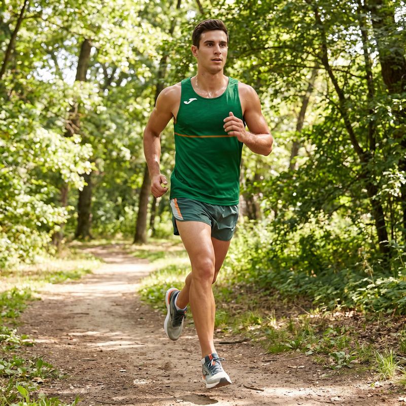 Футболка для бігу чоловіча Joma Record III green 7