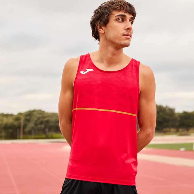 Футболка для бігу чоловіча Joma Record III red 2