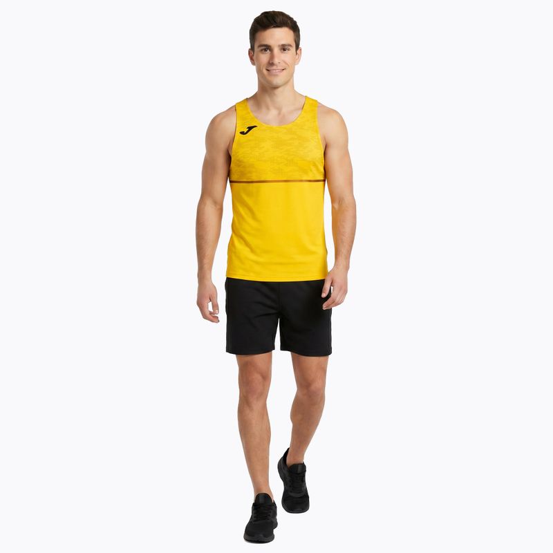 Футболка для бігу чоловіча Joma Record III yellow 2
