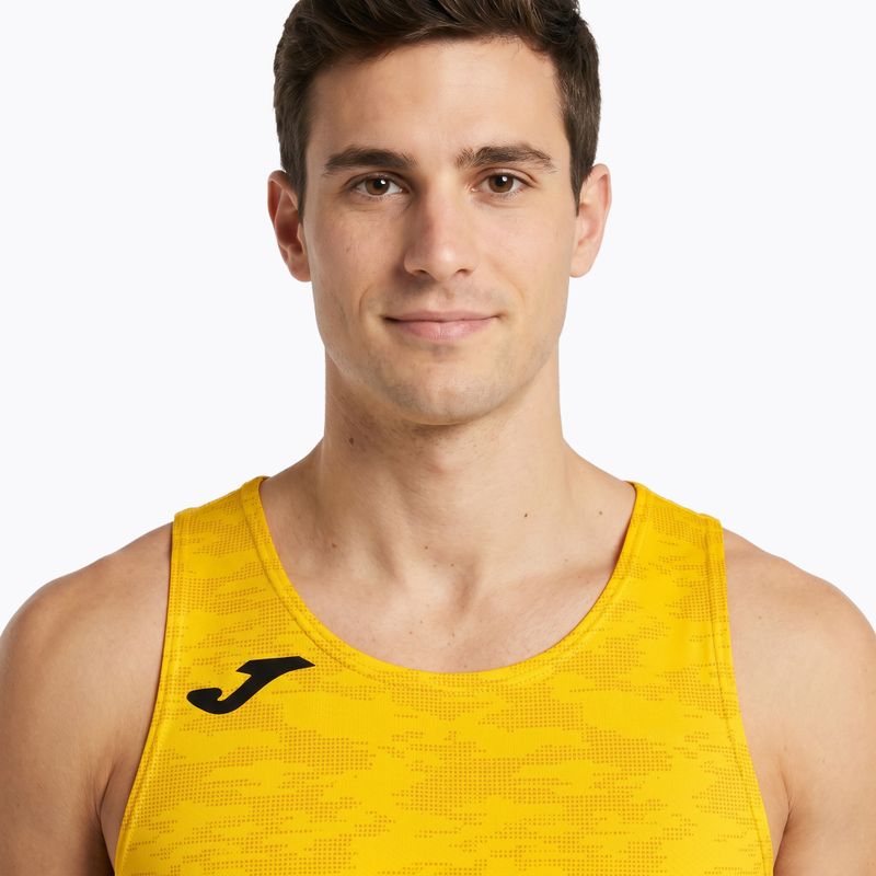 Футболка для бігу чоловіча Joma Record III yellow 4