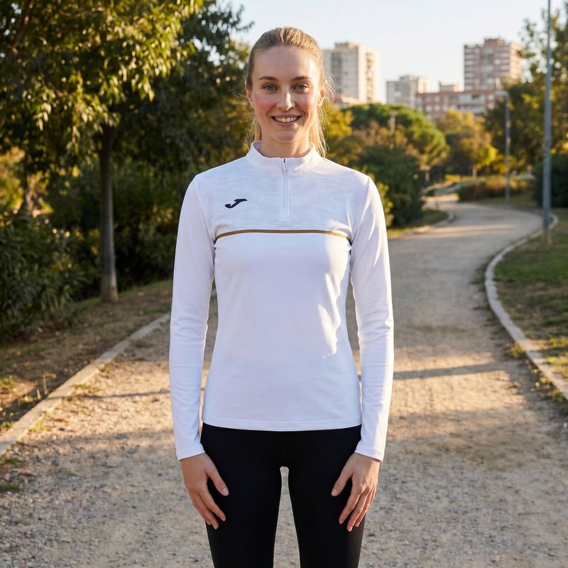Кофта для бігу жіноча Joma Record III white 8